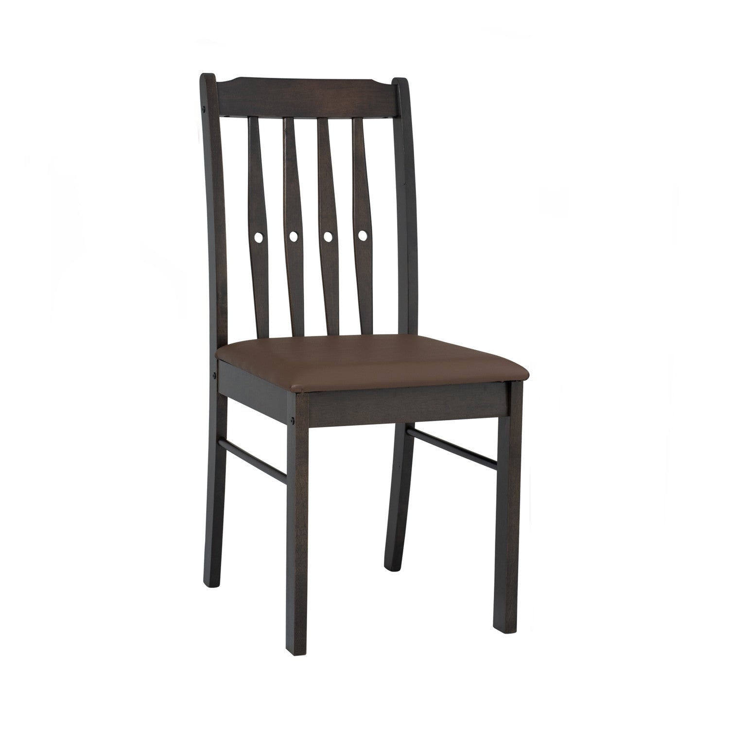 1+4 117/533 117 DARK CHESTNUT 533 MOCHA CREMINI DINING SET