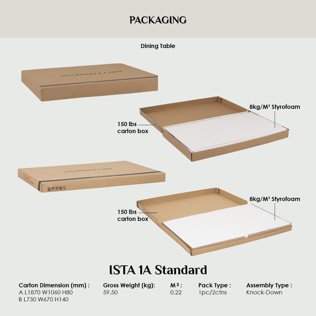 1+6 KARE DINING TABLE WITH KAIRI DINING CHAIR