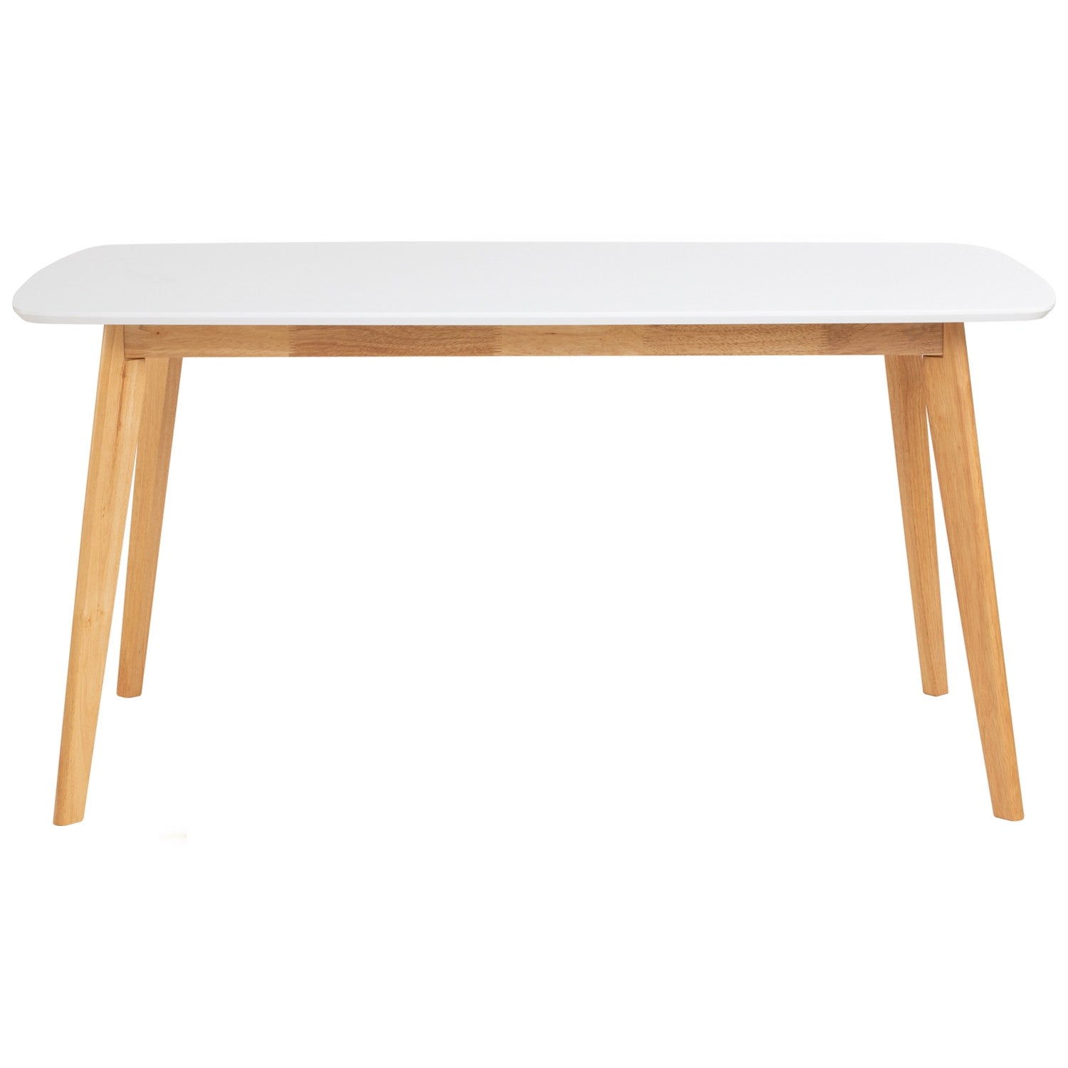Aimon 900 x 1500 Dining Table in White Lacquered Colour