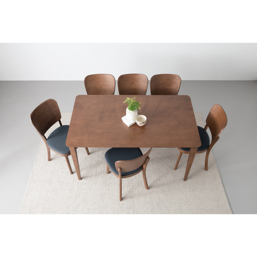 Charmant 800x1400 Dining Table In Cocoa Colour.