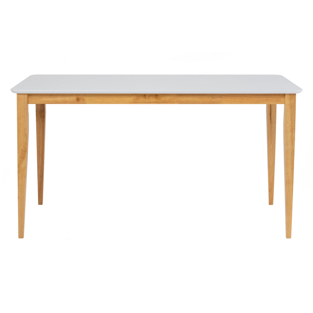 Charmant 800x1400 Dining Table in White Lacquered Colour