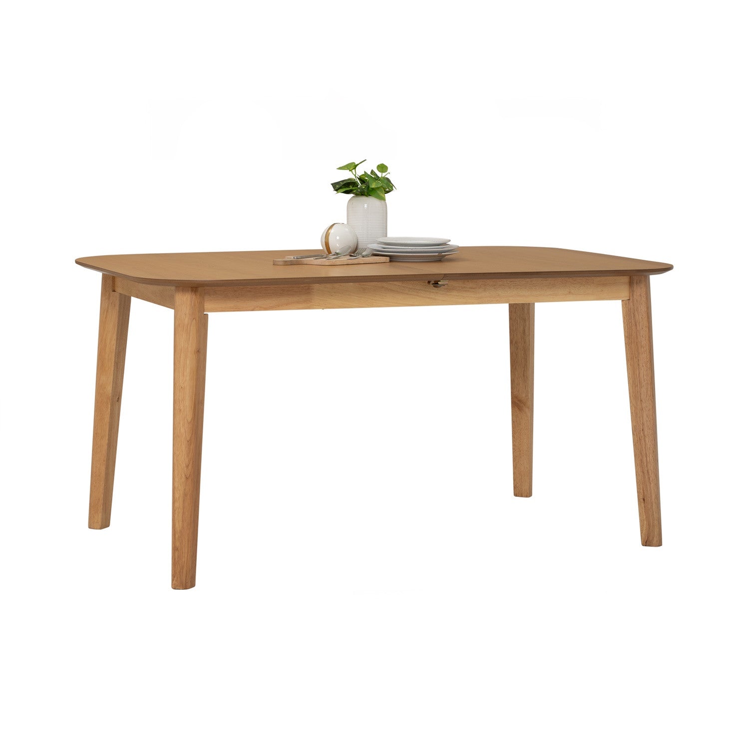 WOYER 900X1500+450 EXT DINING TABLE In Natural Colour