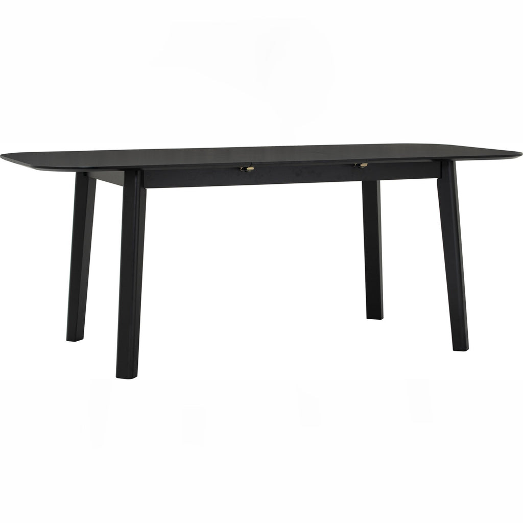 Woyer 900x1500+450 extension table in Black colour.