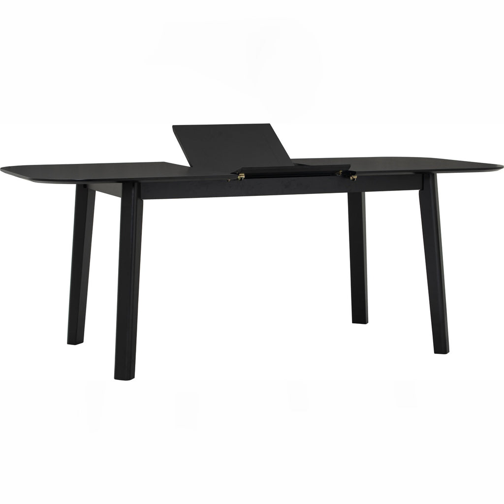 Woyer 900x1500+450 extension table in Black colour.