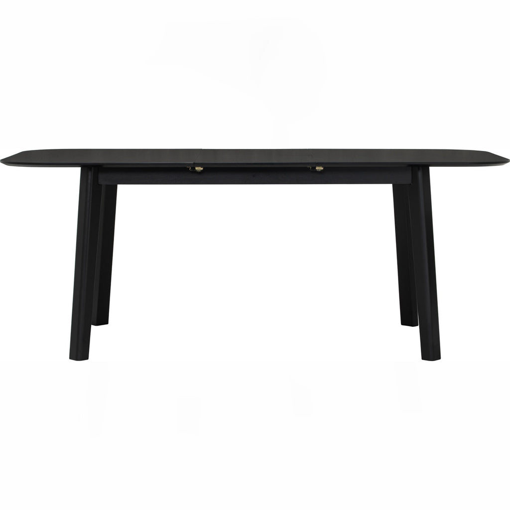 Woyer 900x1500+450 extension table in Black colour.