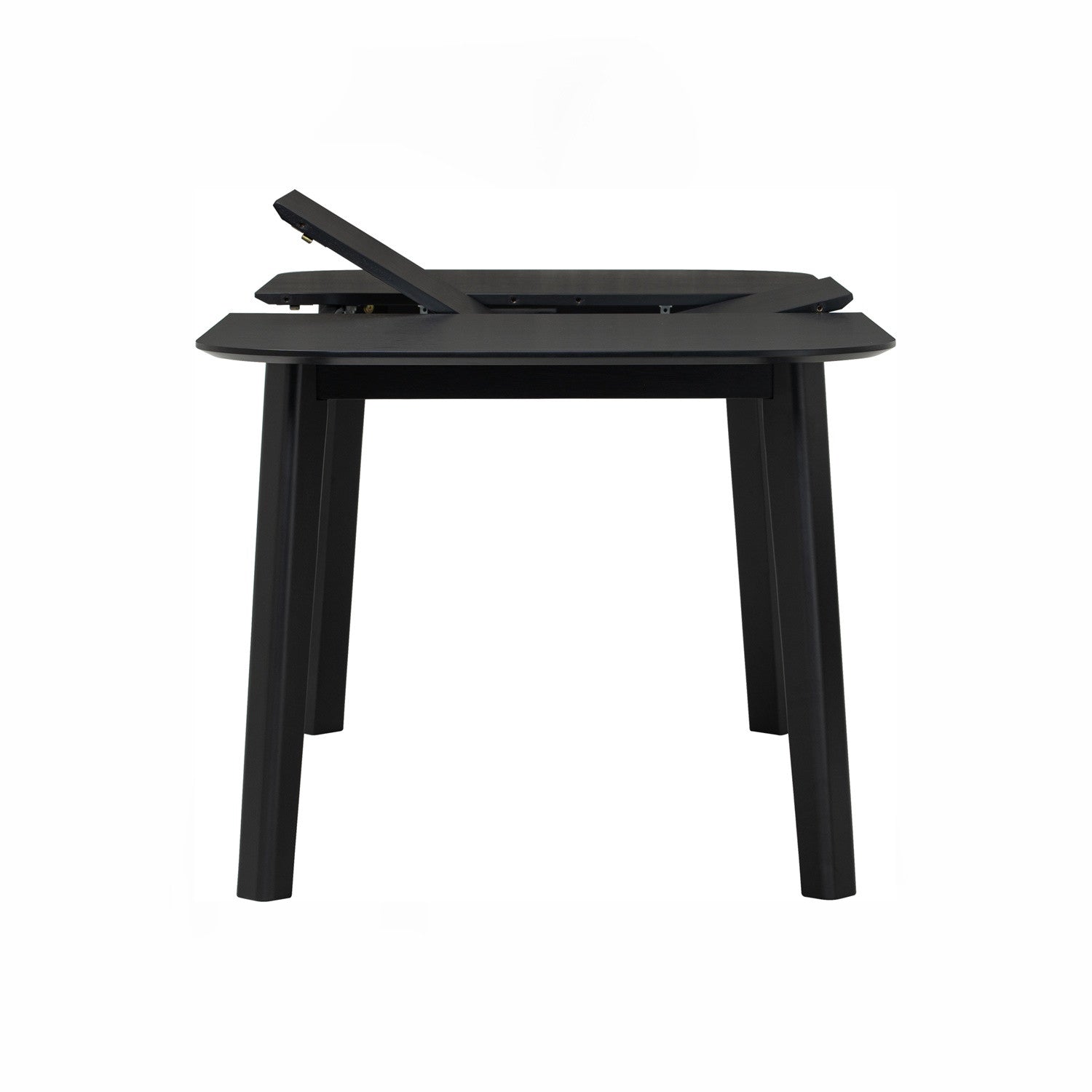 Woyer 900x1500+450 extension table in Black colour.