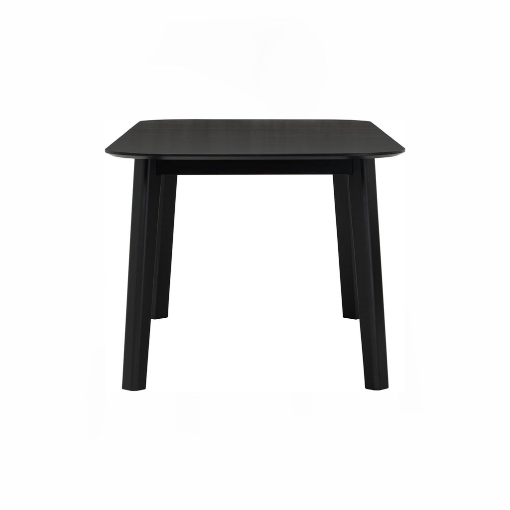 Woyer 900x1500+450 extension table in Black colour.