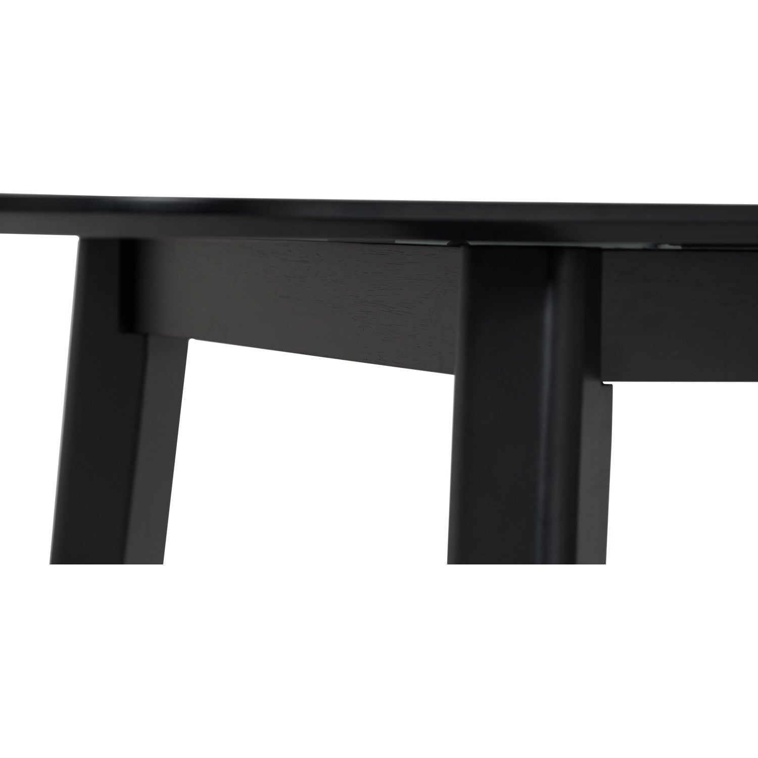 Woyer 900x1500+450 extension table in Black colour.