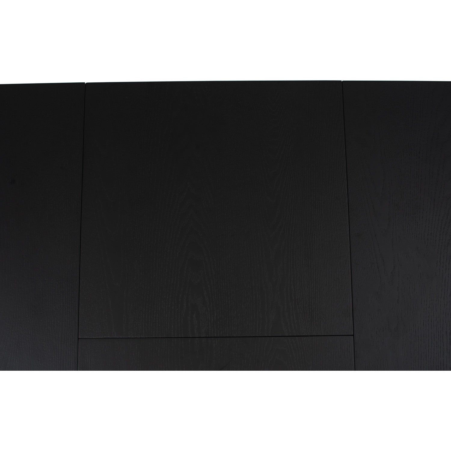 Woyer 900x1500+450 extension table in Black colour.