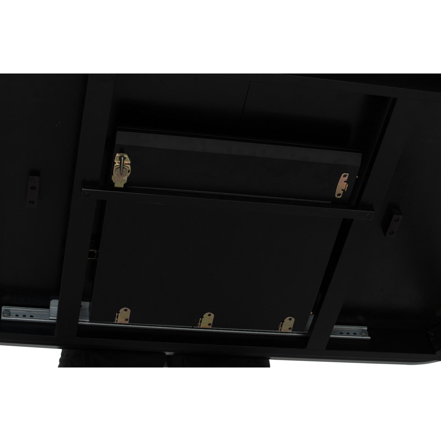 Woyer 900x1500+450 extension table in Black colour.