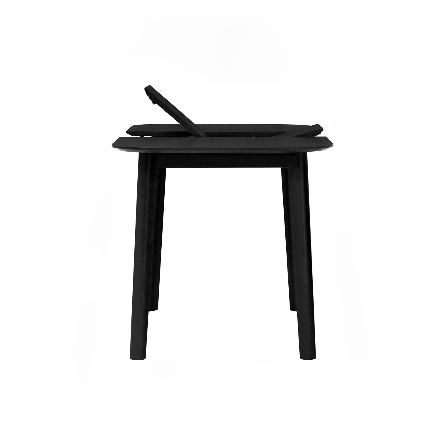 Woyer 750x1200+300 Extension Table in Black colour