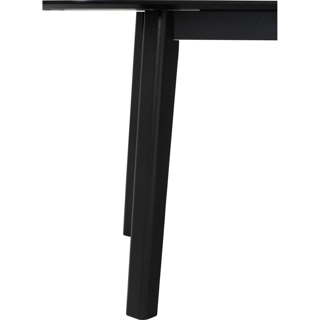 Woyer 750x1200+300 Extension Table in Black colour