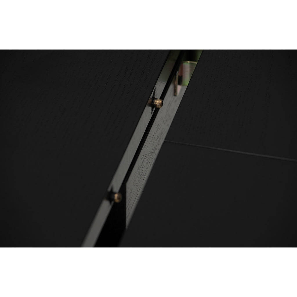 Woyer 750x1200+300 Extension Table in Black colour