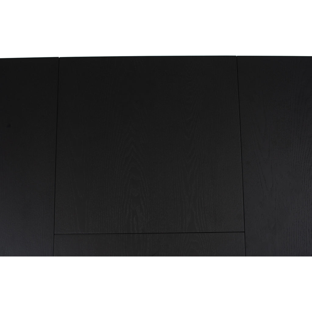 Woyer 750x1200+300 Extension Table in Black colour