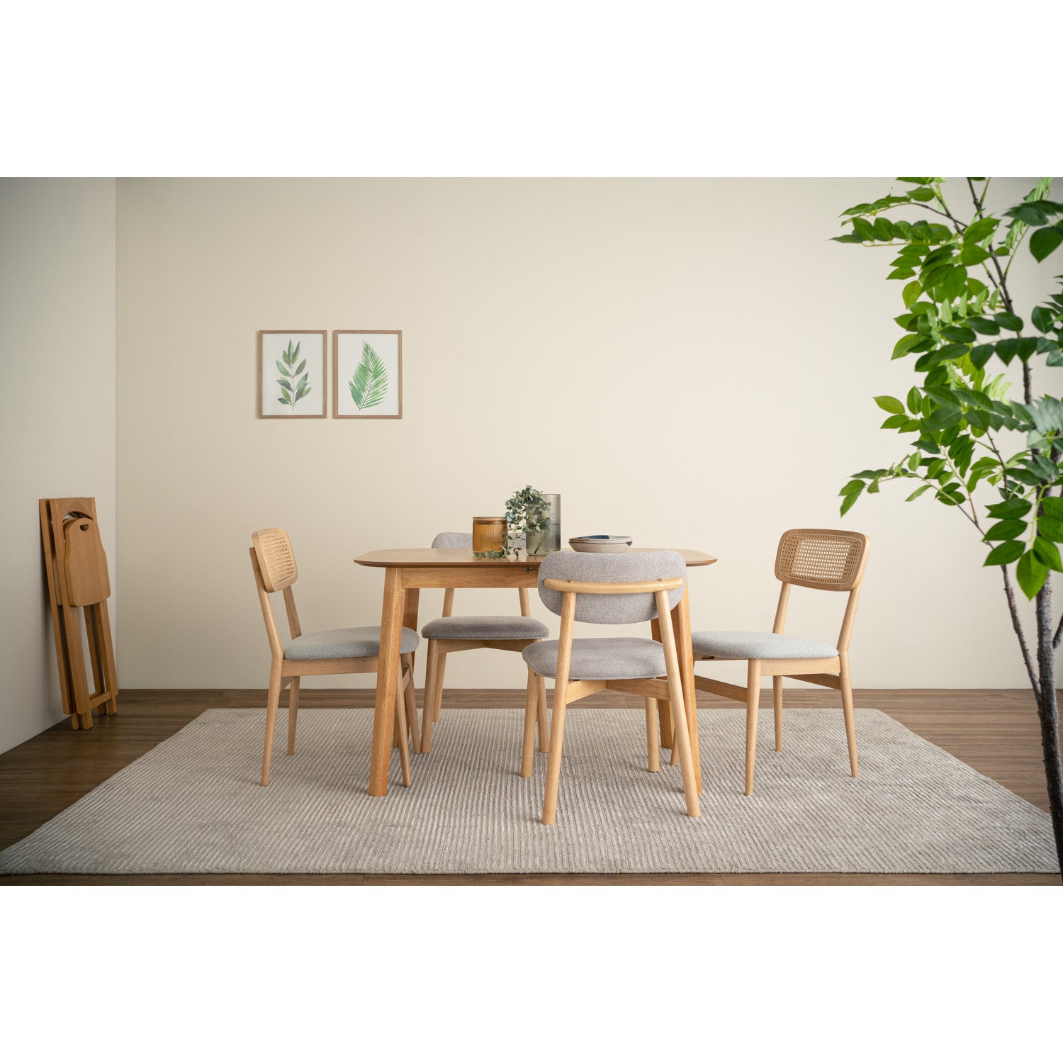 Woyer 750x1200+300 Extension Table In Natural Colour