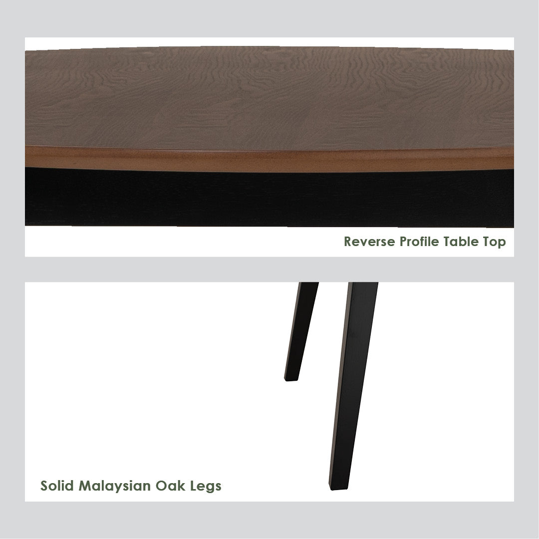 Platon Round Dining Table In Cocoa Colour