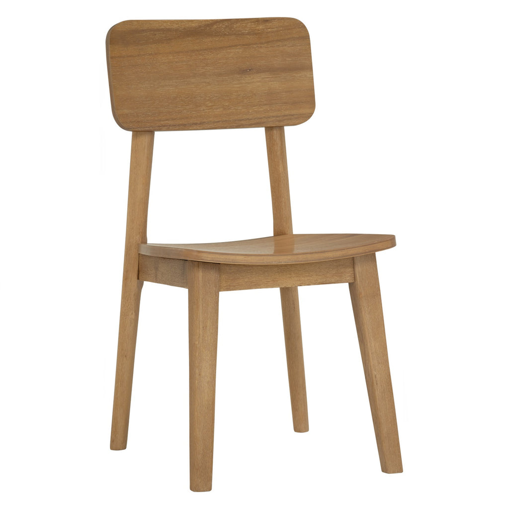 (2set)Toronto Dining Chair with Light Tennessee Walnut colour.