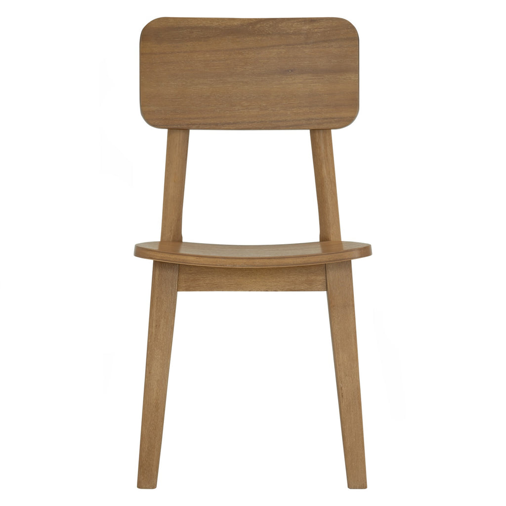 (2set)Toronto Dining Chair with Light Tennessee Walnut colour.