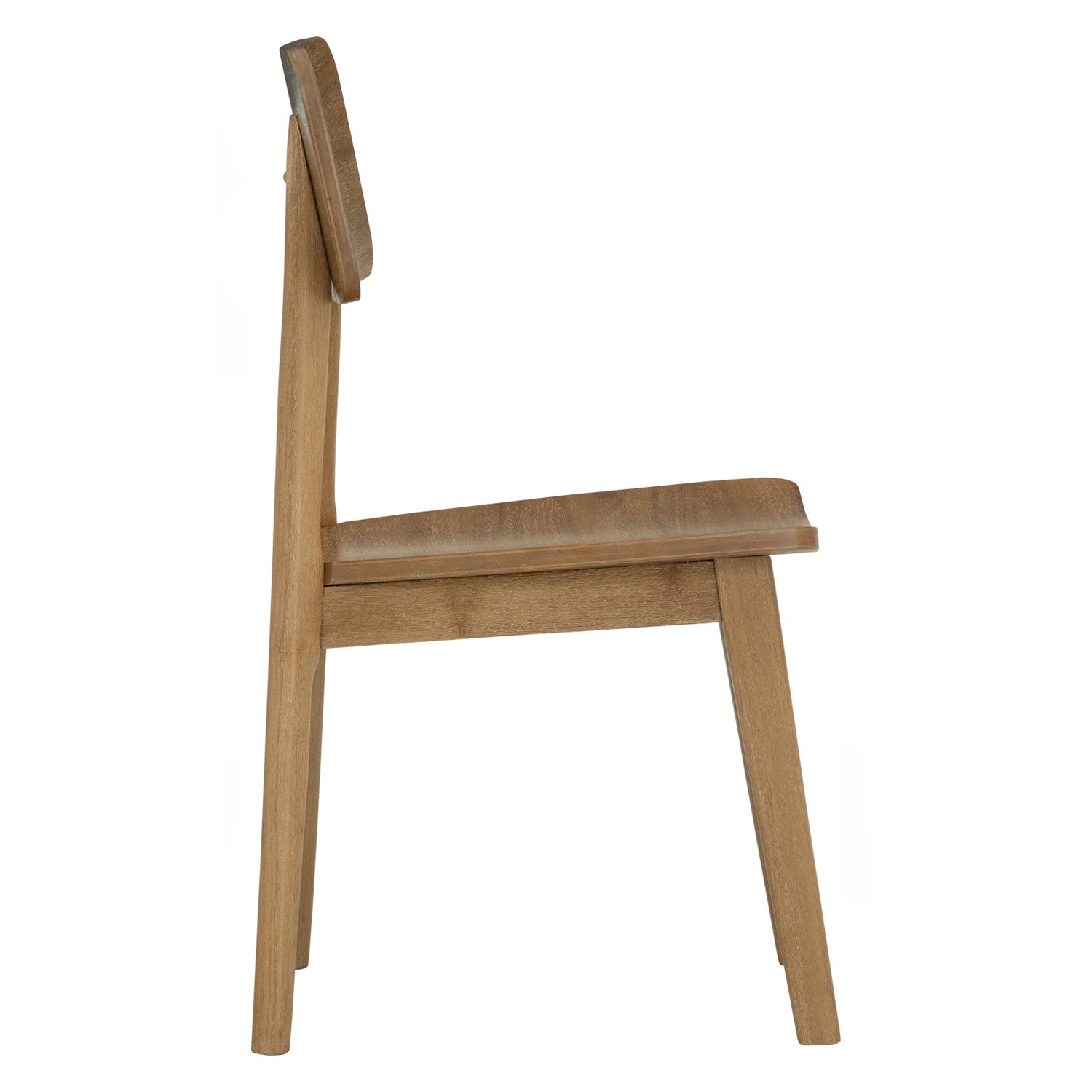 (2set)Toronto Dining Chair with Light Tennessee Walnut colour.