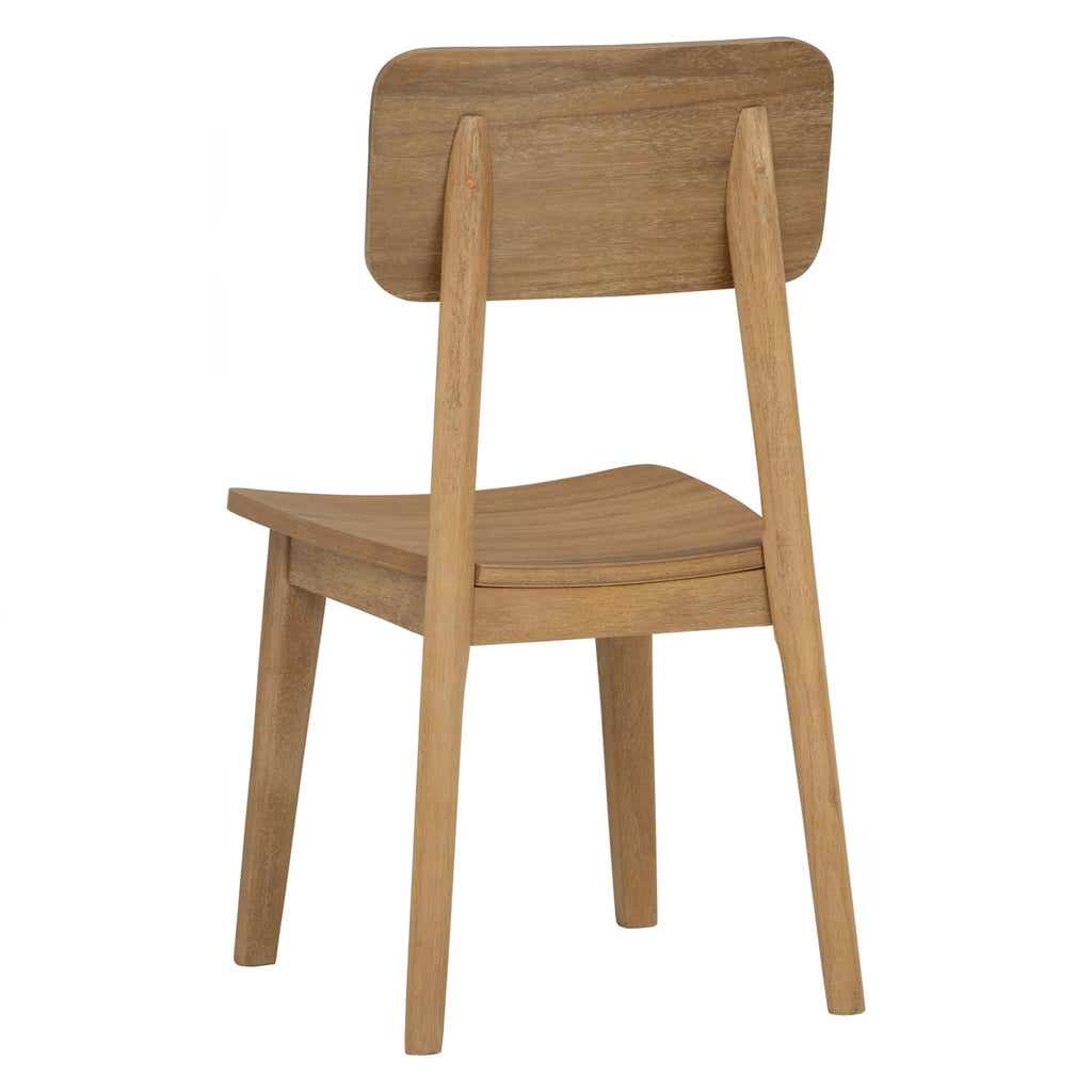 (2set)Toronto Dining Chair with Light Tennessee Walnut colour.