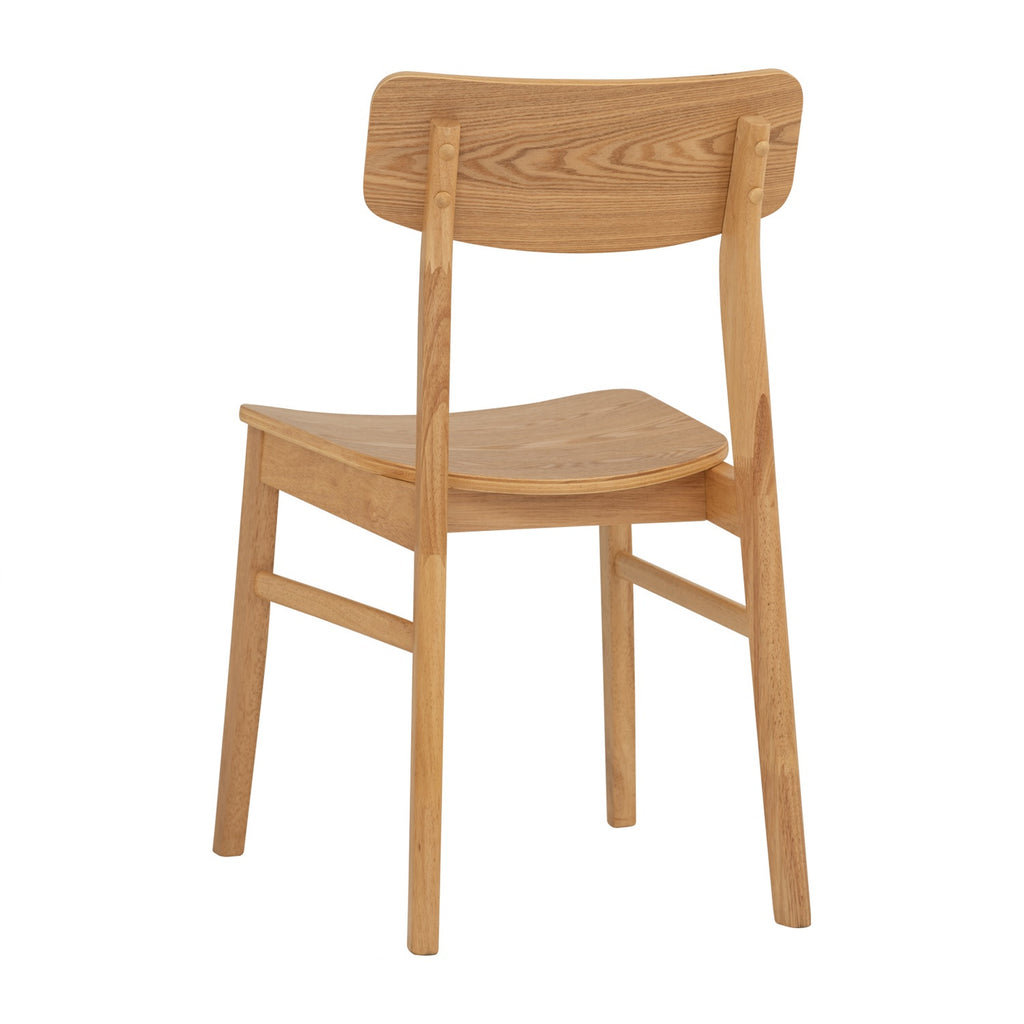 (2set) Kodee dining chair in Natural colour