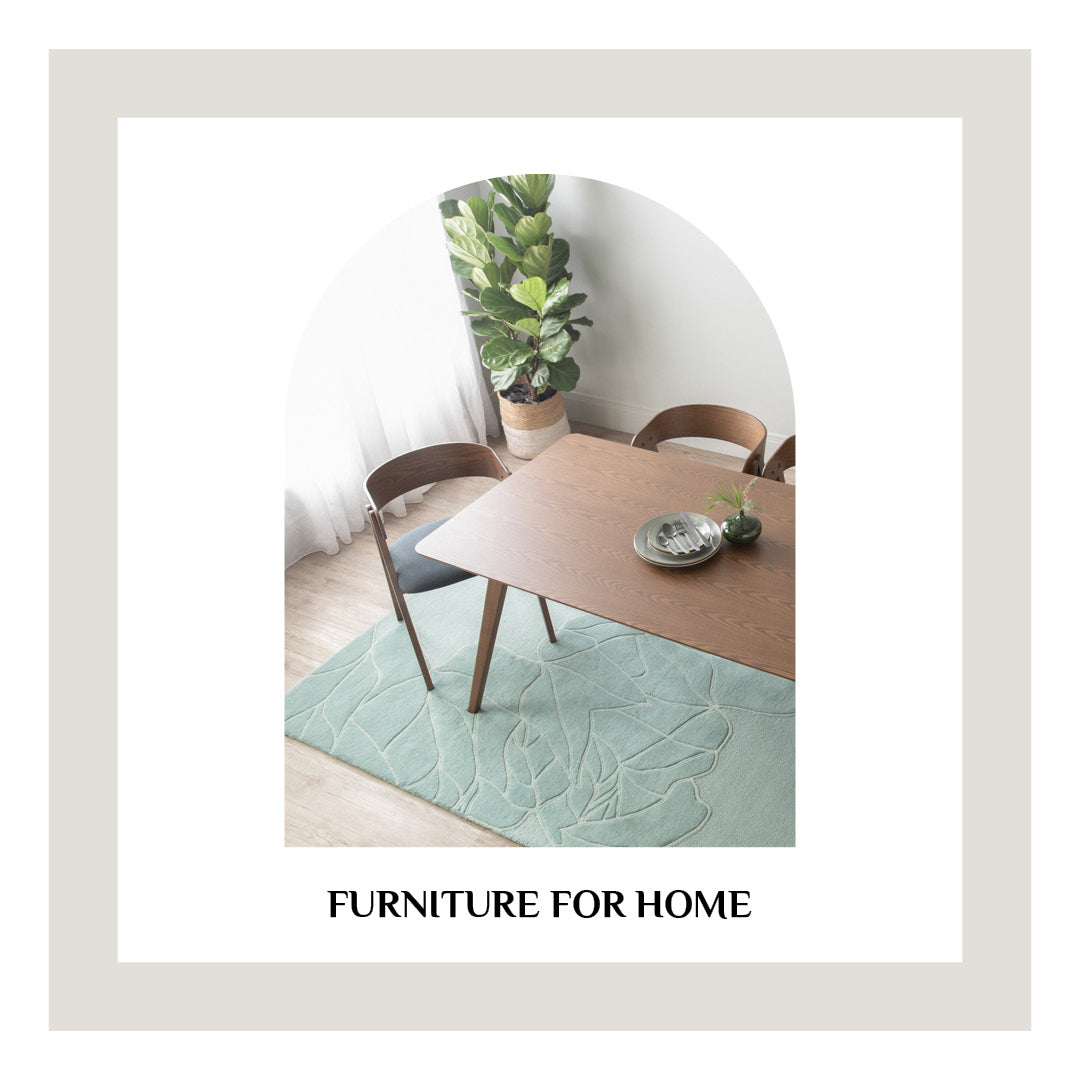 (2set) Carter dining chair in Cocoa colour frame, Navy colour Challis fabric seat.