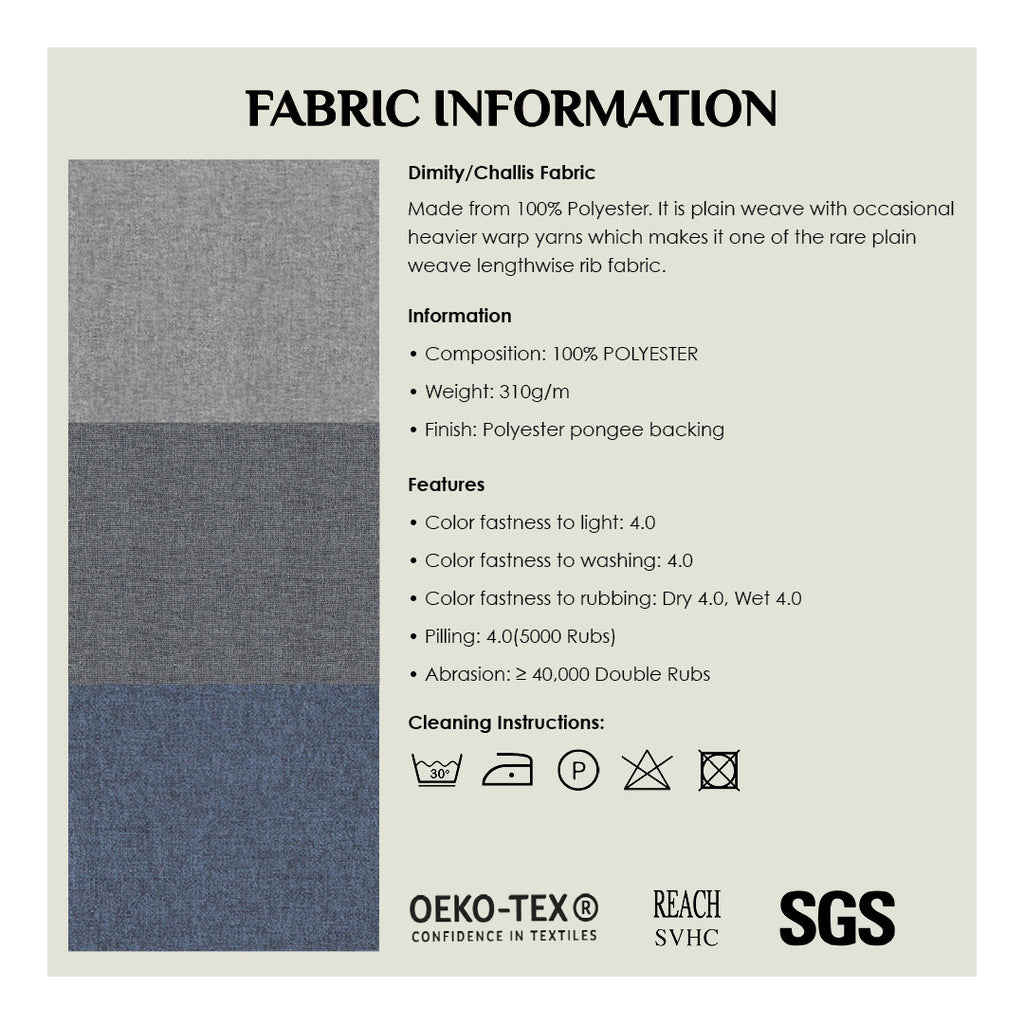 (2set) Carter dining chair in Dark Chestnut colour frame, Chestnut colour Dimity fabric seat