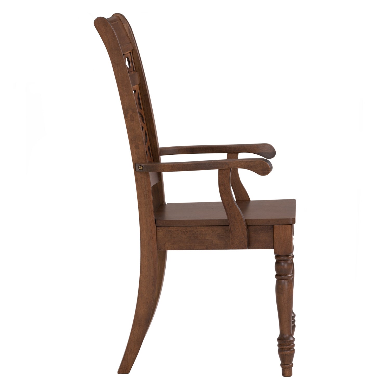 (2 Sets) Rista arm chair in Cocoa colour
