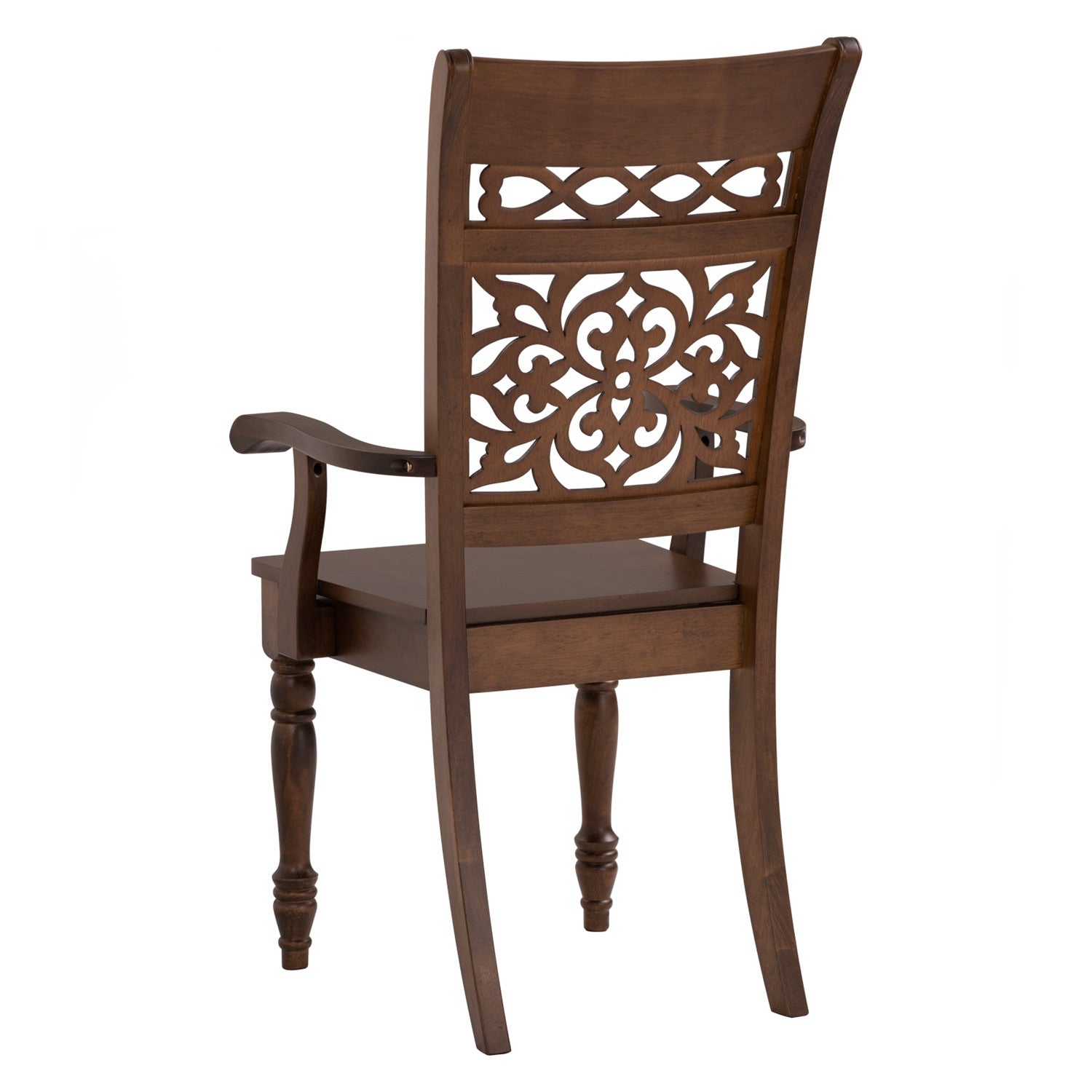 (2 Sets) Rista arm chair in Cocoa colour