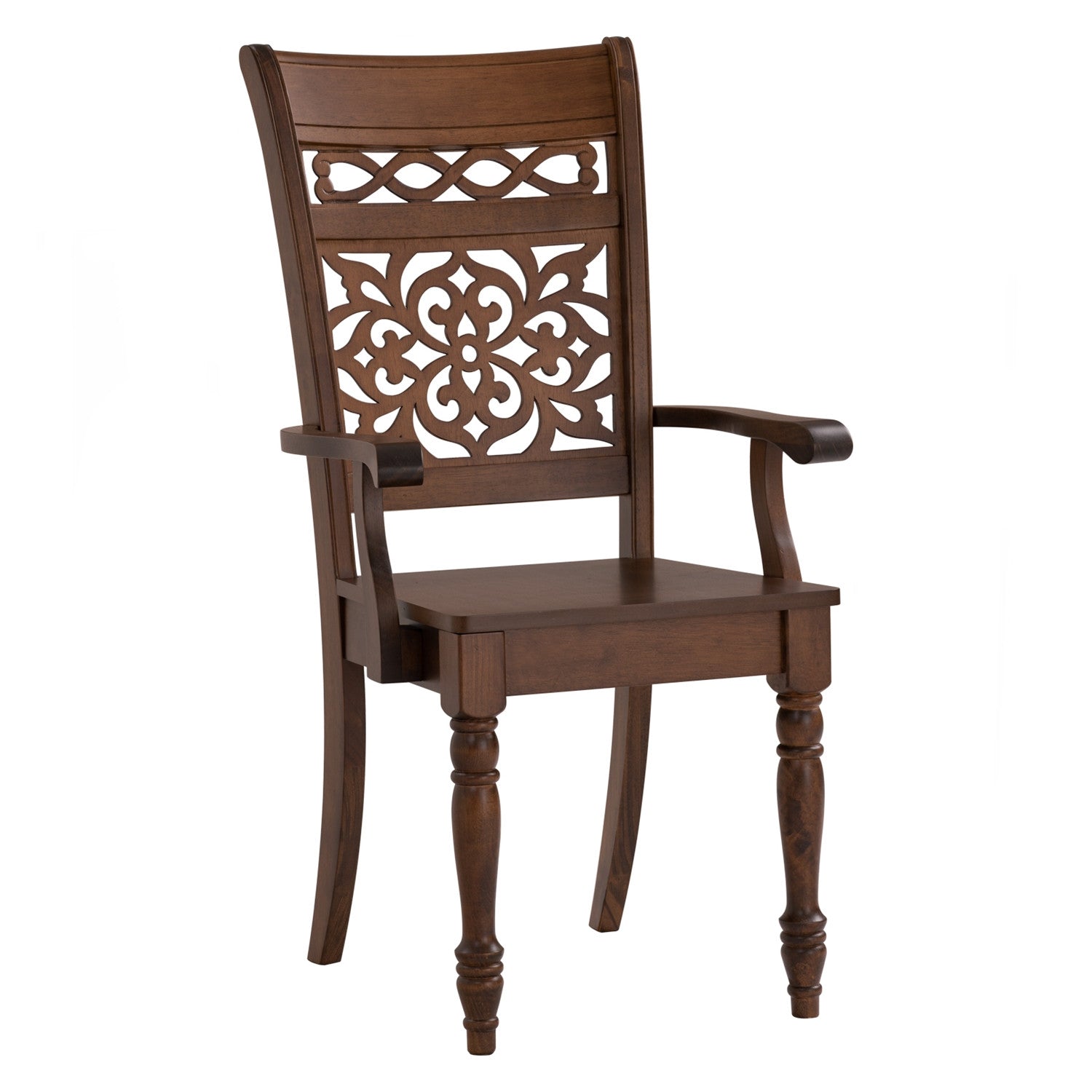 (2 Sets) Rista arm chair in Cocoa colour