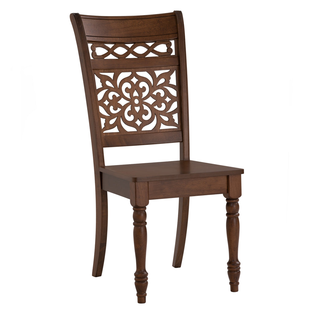 (2Sets) Rista dining chair in Cocoa colour.