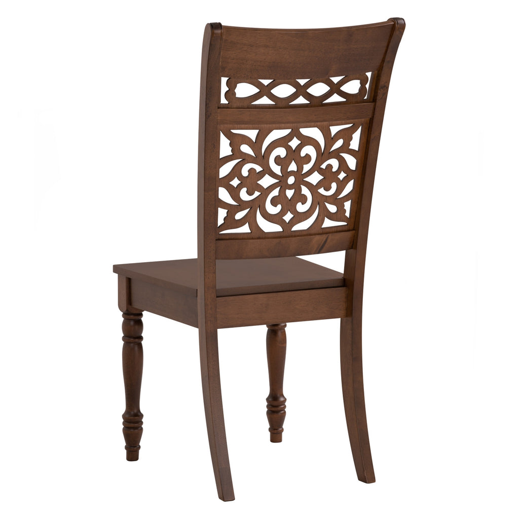 (2Sets) Rista dining chair in Cocoa colour.