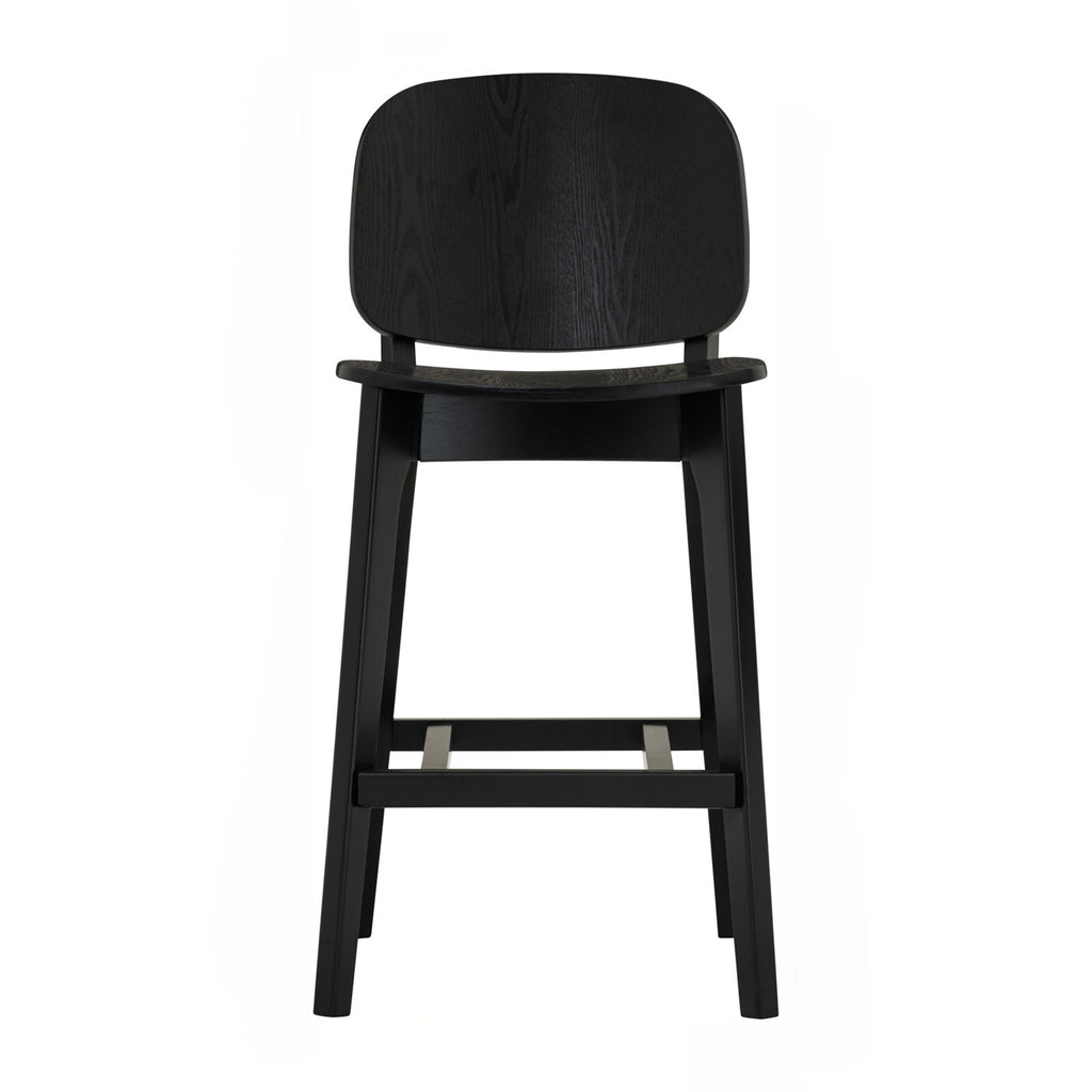 Cora counter chair in Black colour frame and seat