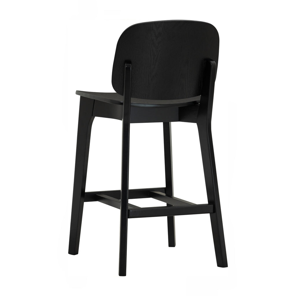 Cora counter chair in Black colour frame and seat