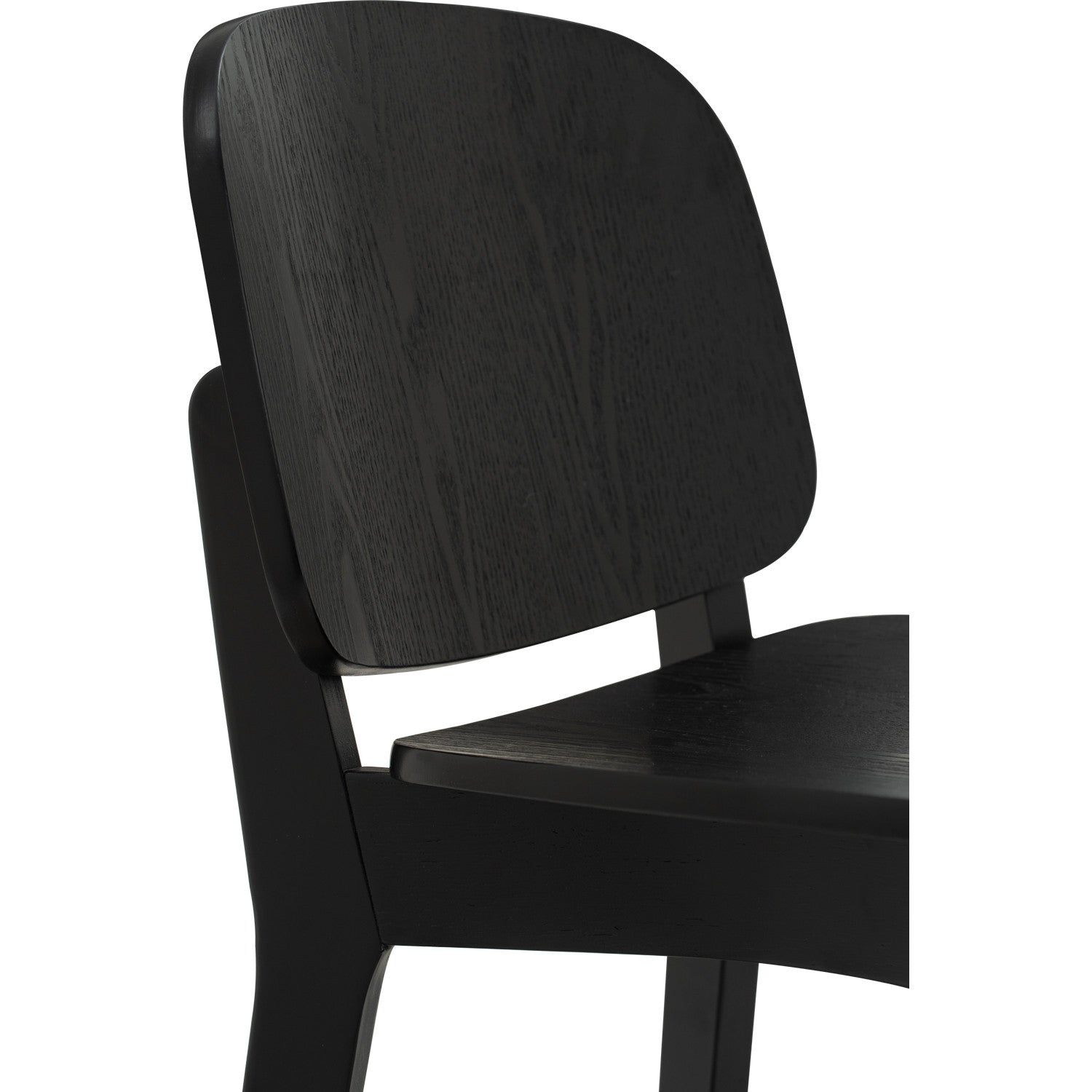 Cora counter chair in Black colour frame and seat