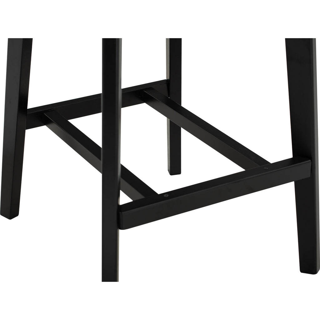 Cora counter chair in Black colour frame and seat