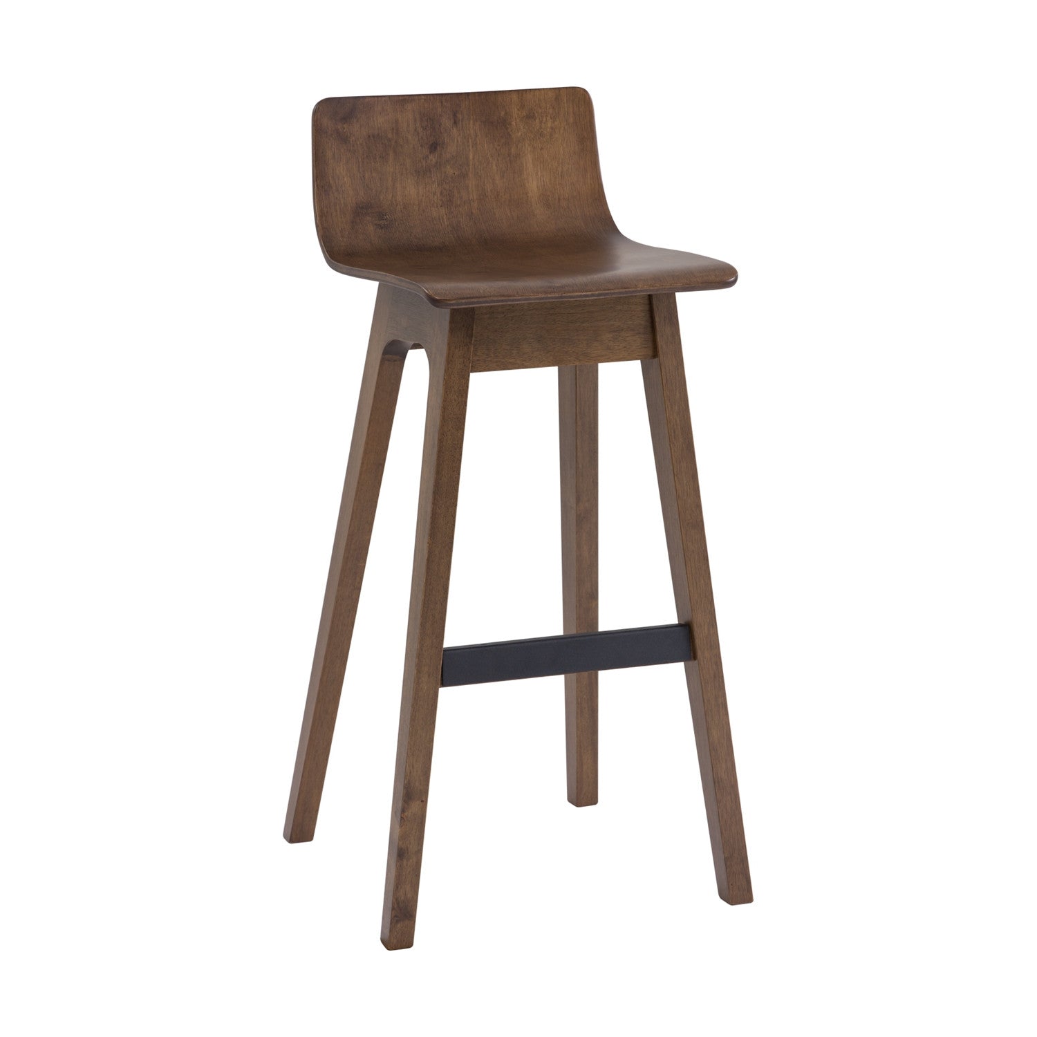 Ava Low Back Bar Chair in Cocoa colour