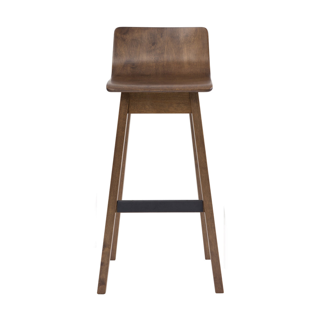 Ava Low Back Bar Chair in Cocoa colour