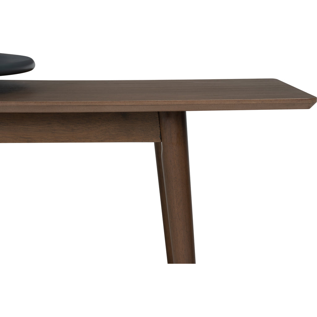 Alora Coffee Table in Cocoa and Graphite Grey colour top with Cocoa colour leg