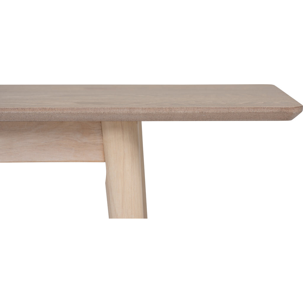 Alora Coffee Table in White Wash and Graphite Grey colour top with White Wash colour leg