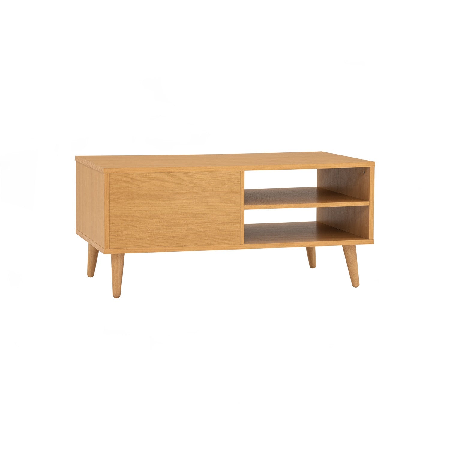 Dudley coffee table in Oak colour top, Natural colour leg.