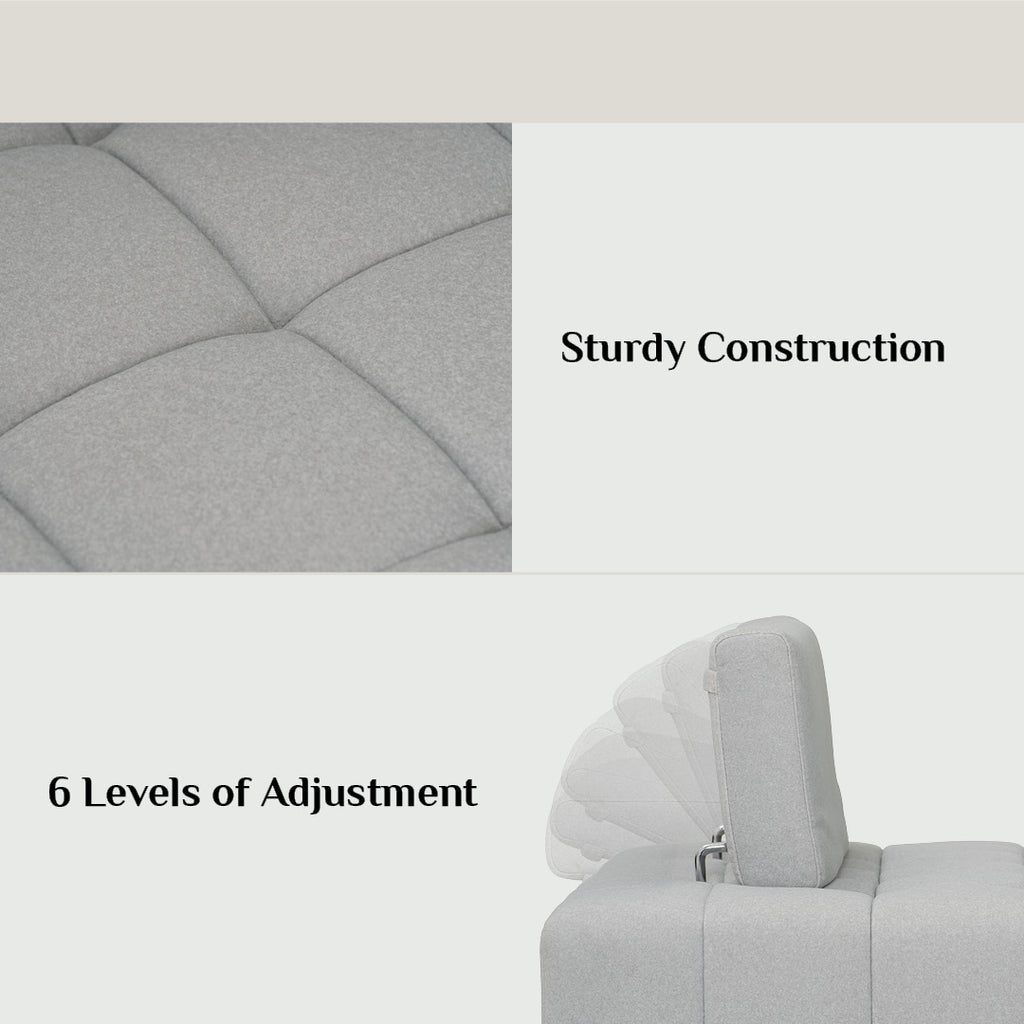 Monte sofa bed in Leaf Green colour Mahair fabric (Pet friendly fabric).