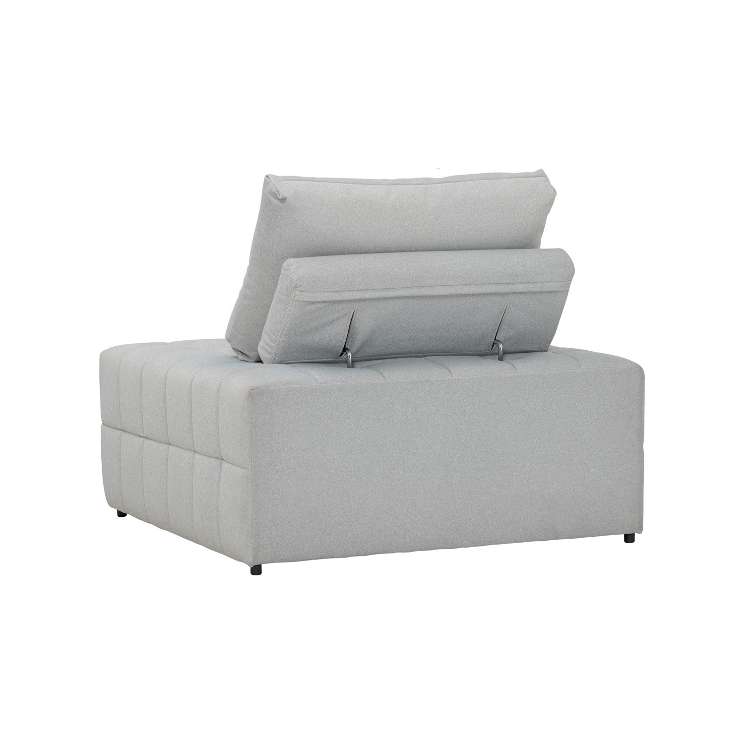 Monte sofa bed in Warm Grey colour Mahair fabric (Pet friendly fabric).