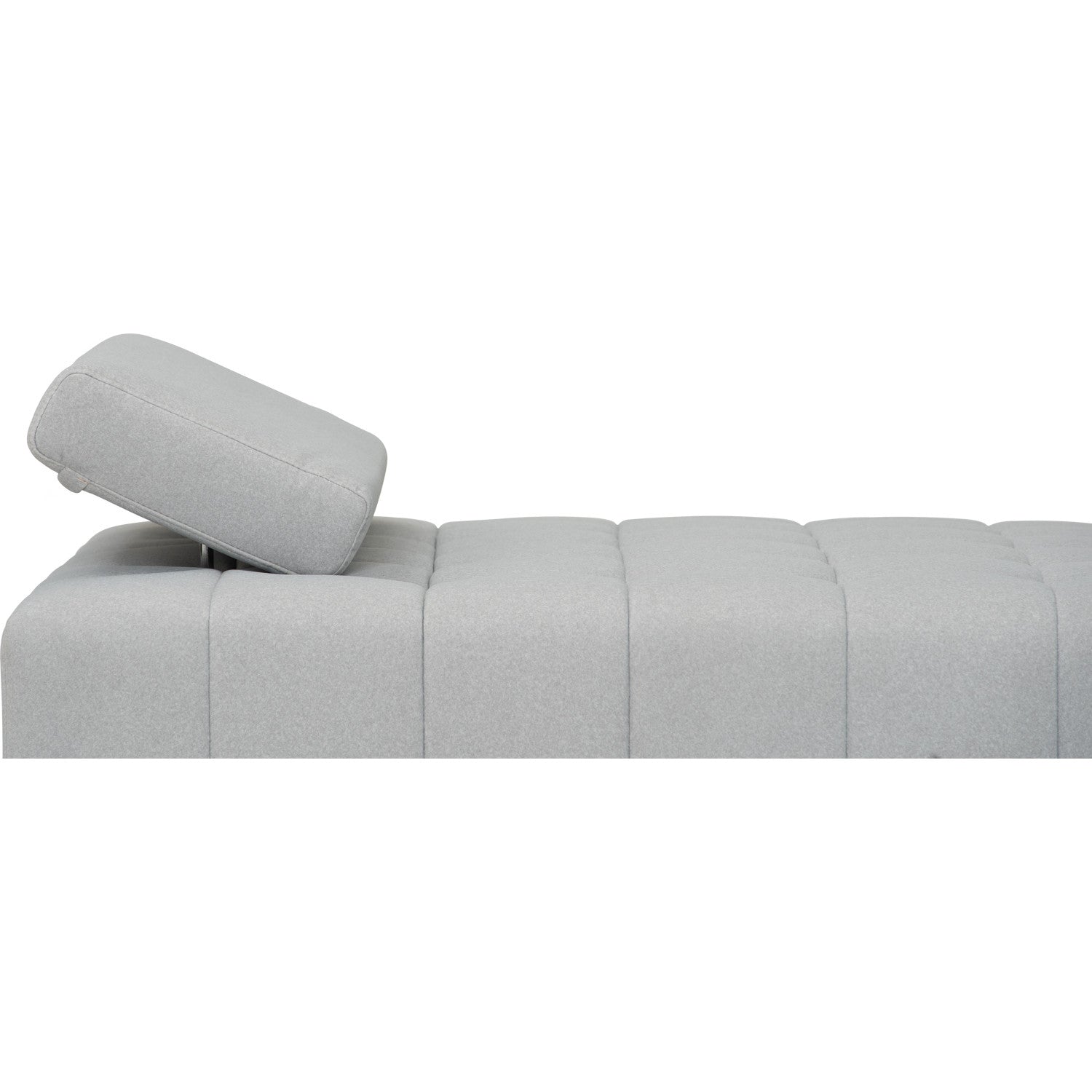 Monte sofa bed in Warm Grey colour Mahair fabric (Pet friendly fabric).