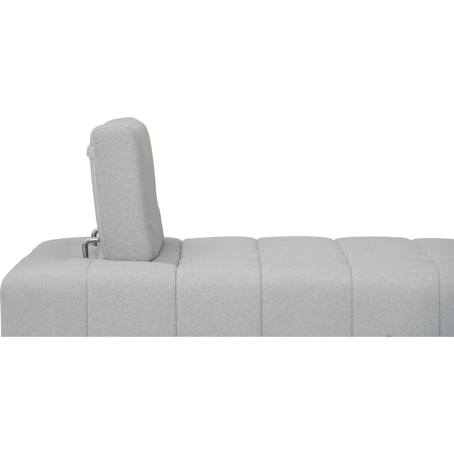 Monte sofa bed in Warm Grey colour Mahair fabric (Pet friendly fabric).