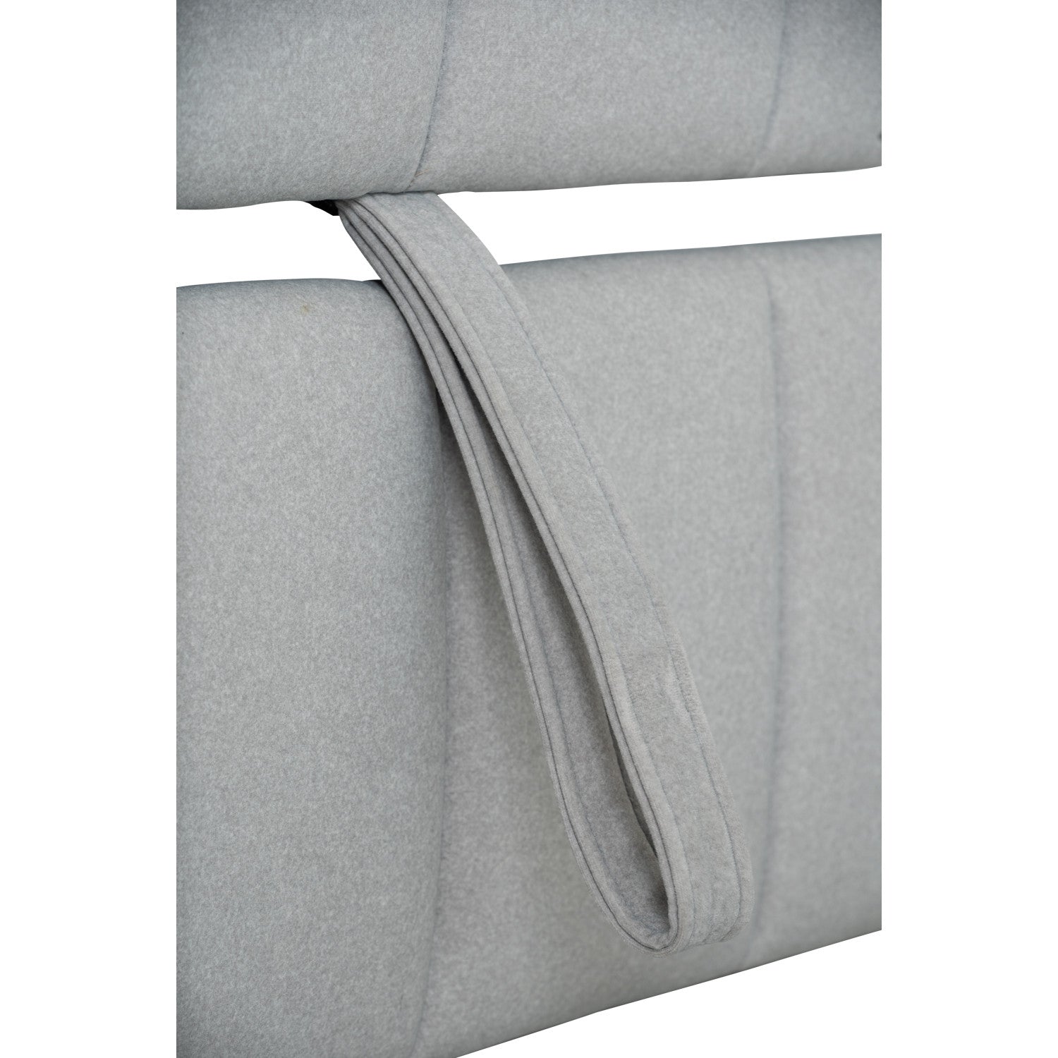 Monte sofa bed in Warm Grey colour Mahair fabric (Pet friendly fabric).