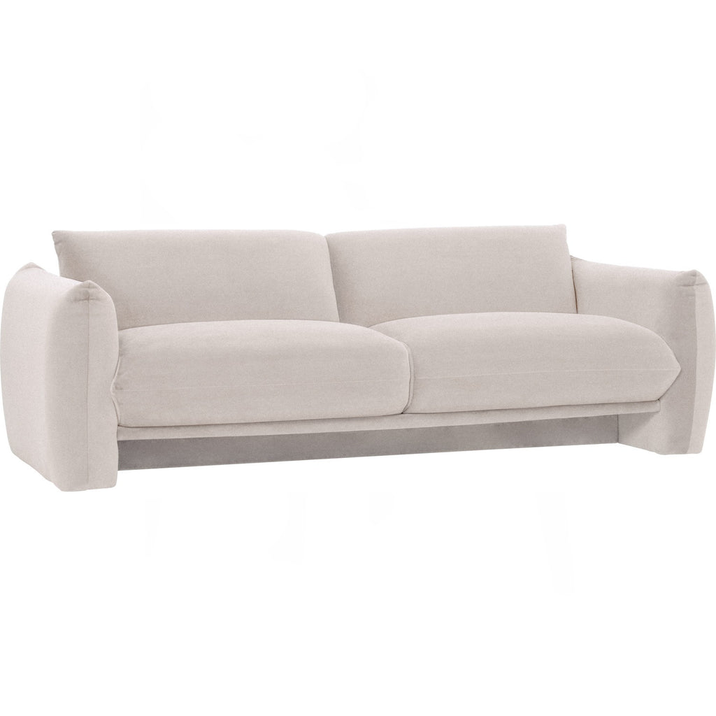 Holden 3 seater sofa in Grey Mist colour Mohair fabric (Pet Friendly Fabric)