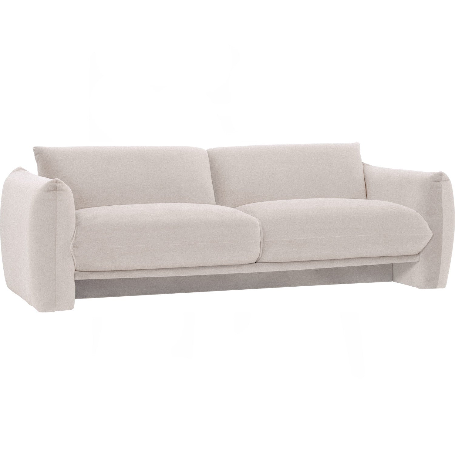 Holden 3 seater sofa in Grey Mist colour Mohair fabric (Pet Friendly Fabric)