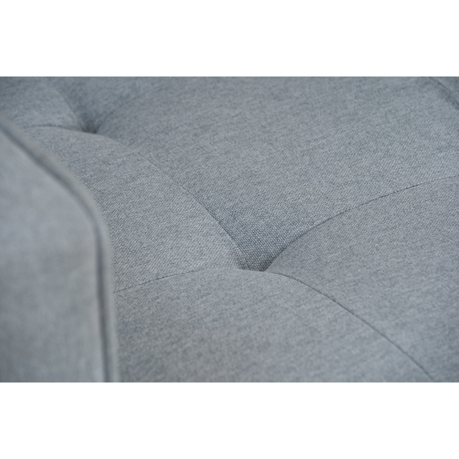 Slavia 3 seater sofa with Natural colour leg, Light Blue colour Meadow fabric.