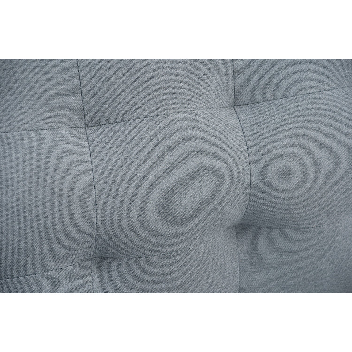 Slavia 3 seater sofa with Natural colour leg, Light Blue colour Meadow fabric.